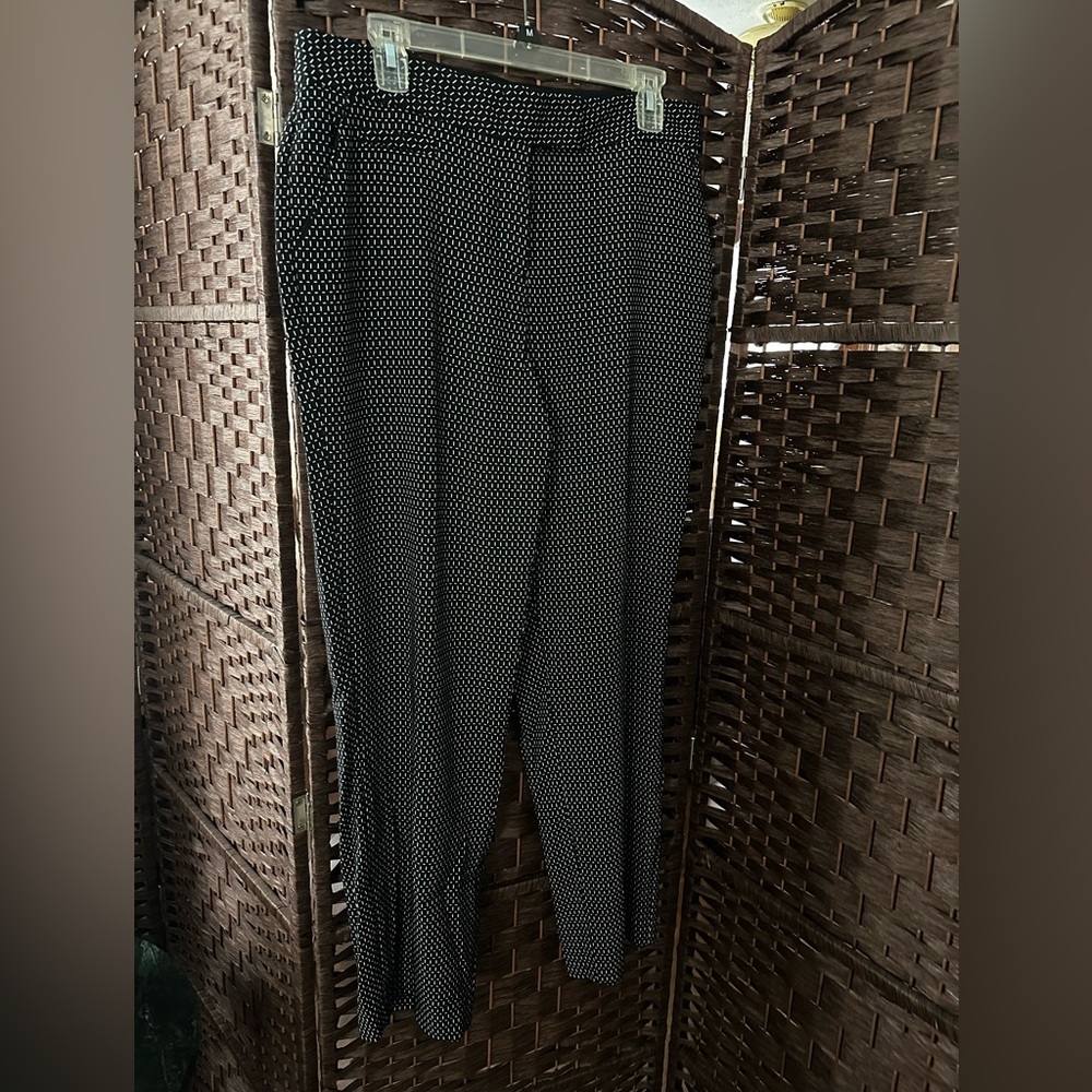 Investments Black and White Design Pants